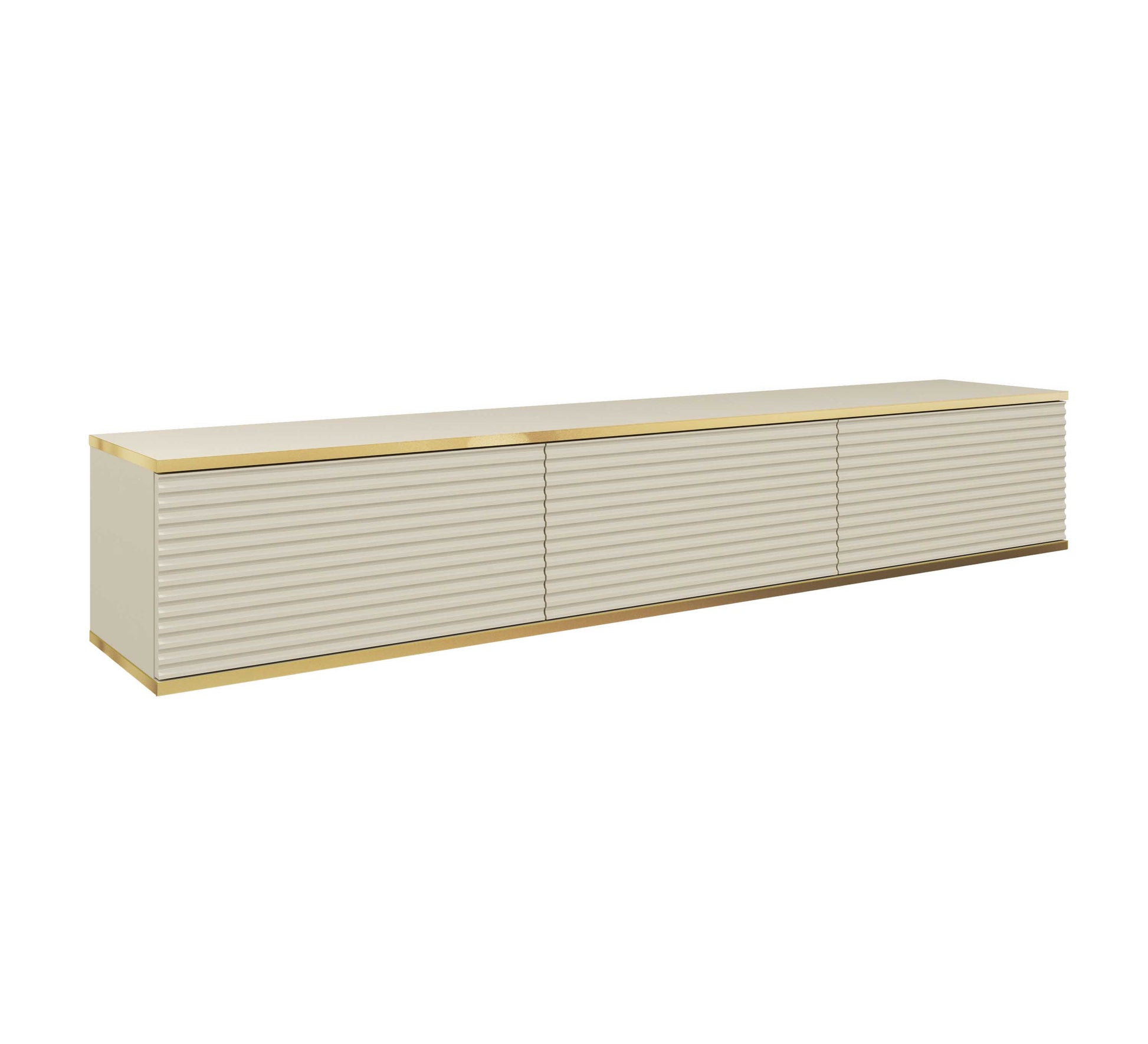 RTV skapis O2 rievota priekšpuse 175/30/32 cm bēšs - N1 Home