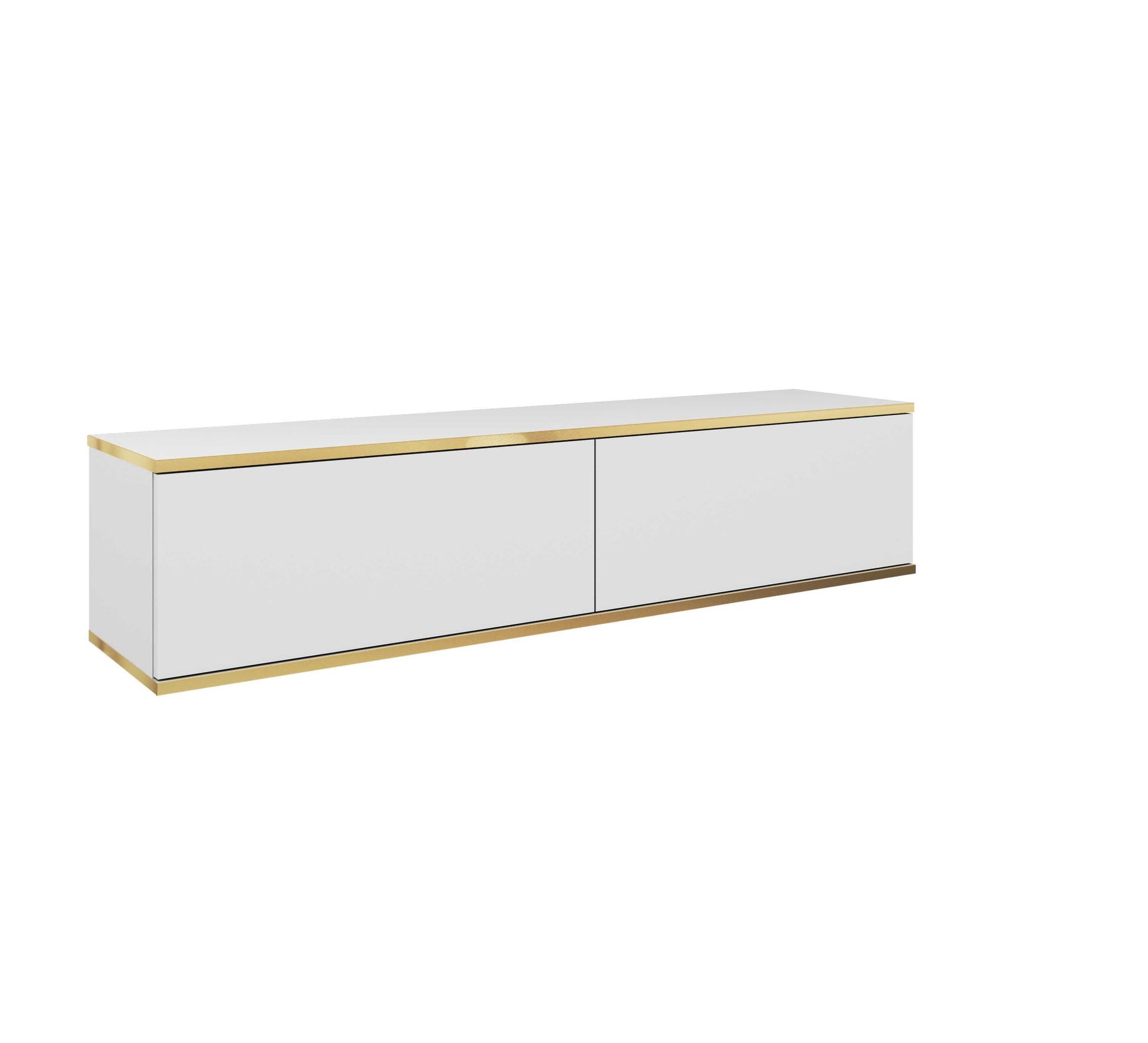 RTV skapis O2 gluda priekšpuse 135/30/32 cm balts - N1 Home