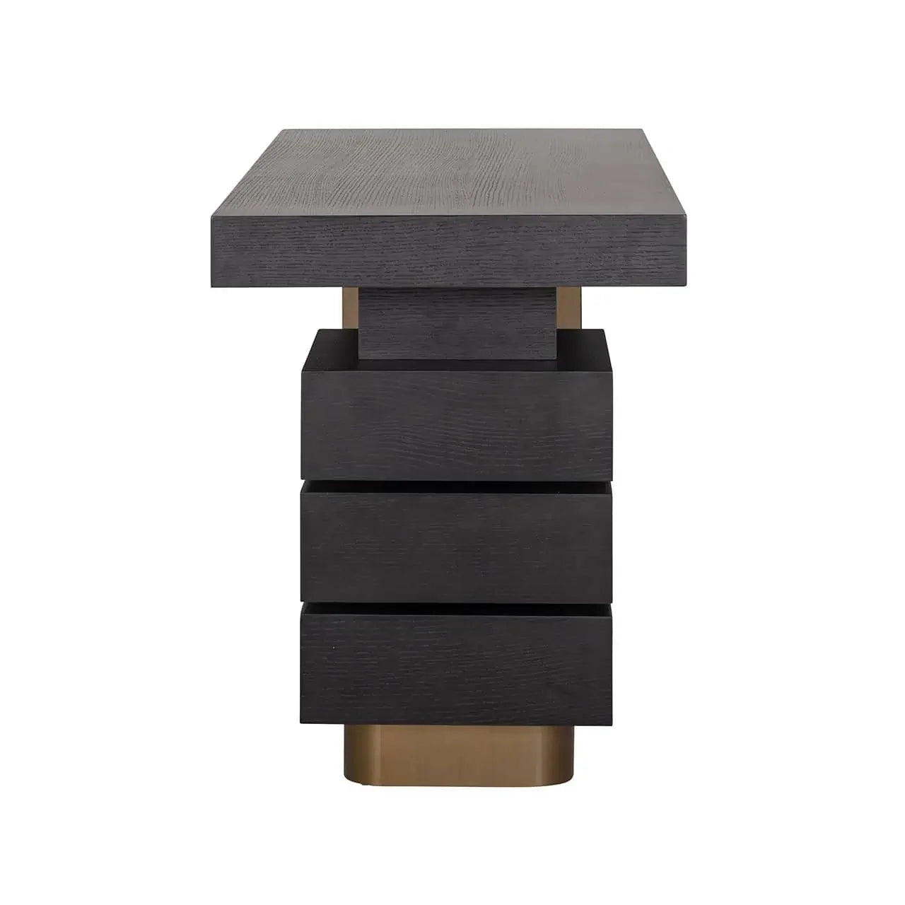 Rakstāmgalds ar 5 atvilktnēm Connar Richmond Interiors 76/140/60 cm ogles - N1 Home