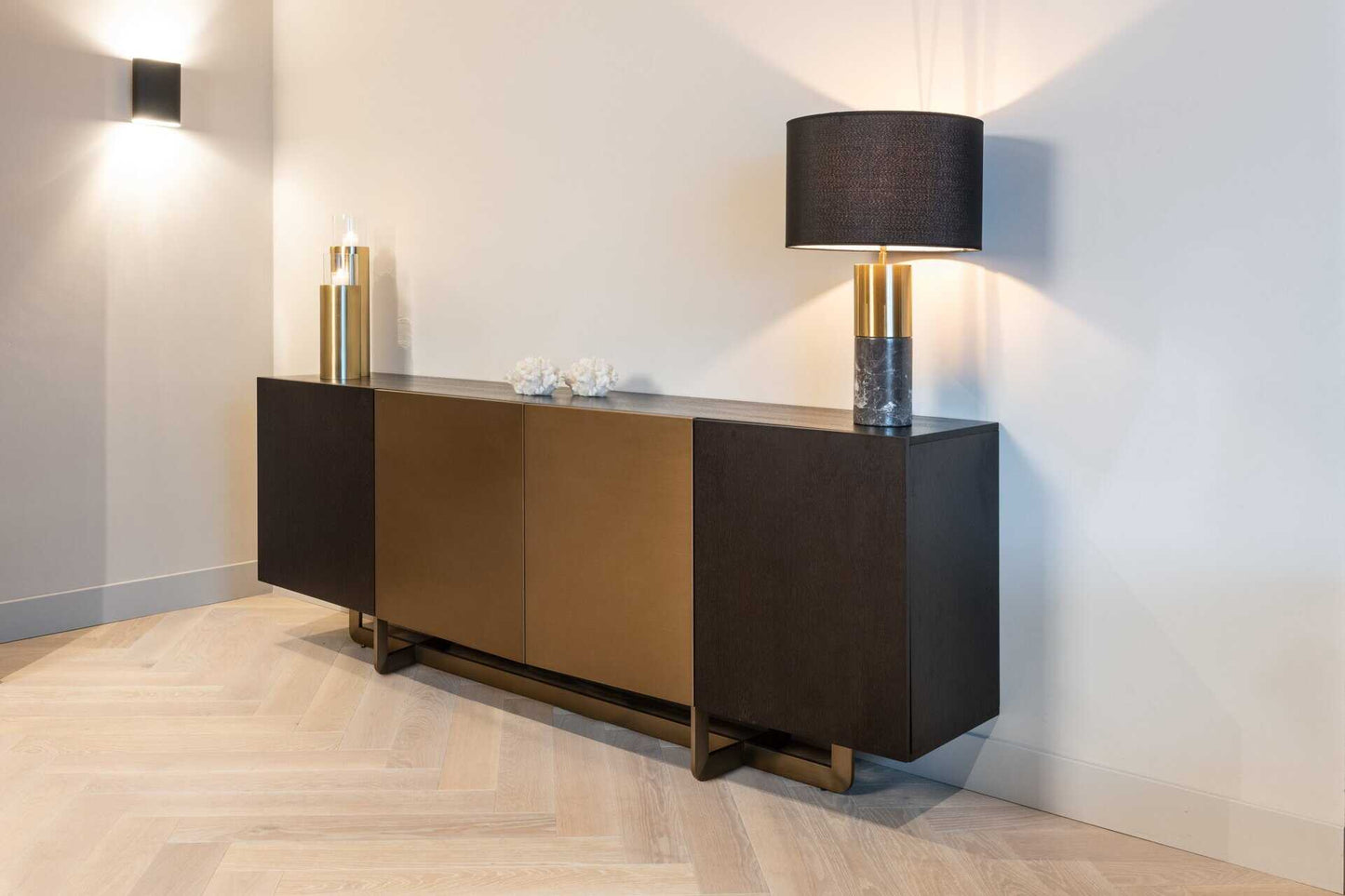 Kumode Alexander Jones Richmond Interiors 220/80/45 cm charcoal (Dax)