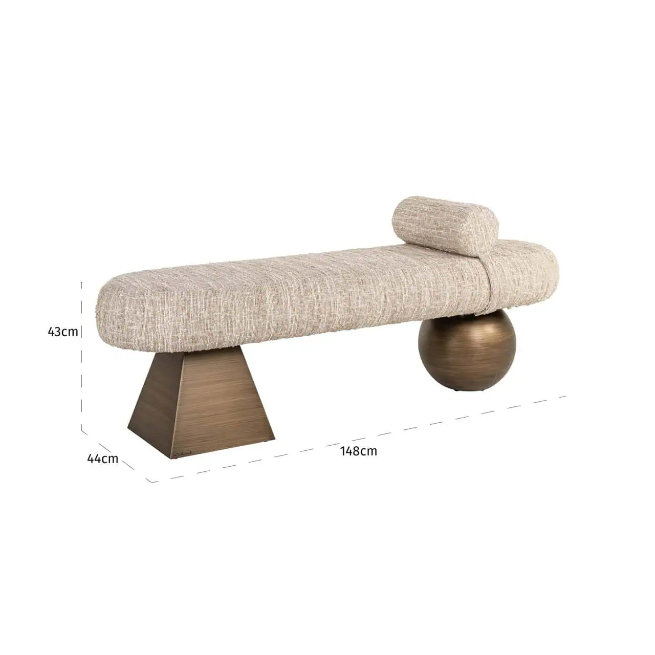 Sols Geneva Richmond Interiors 43/148/18,90 cm angora - N1 Home
