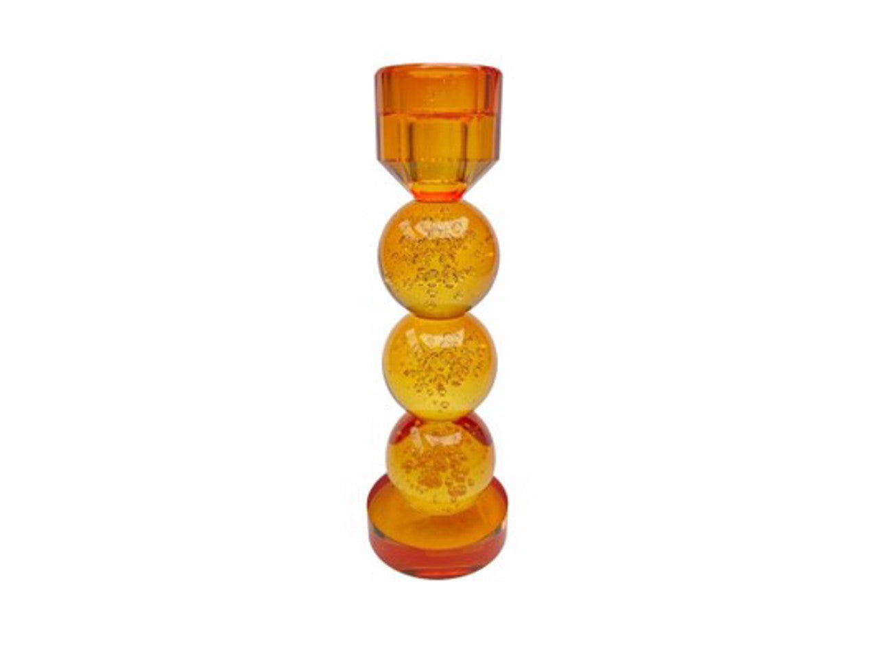 Svečturis Raylan orange small Richmond Interiors 24/8/8 cm oranža - N1 Home