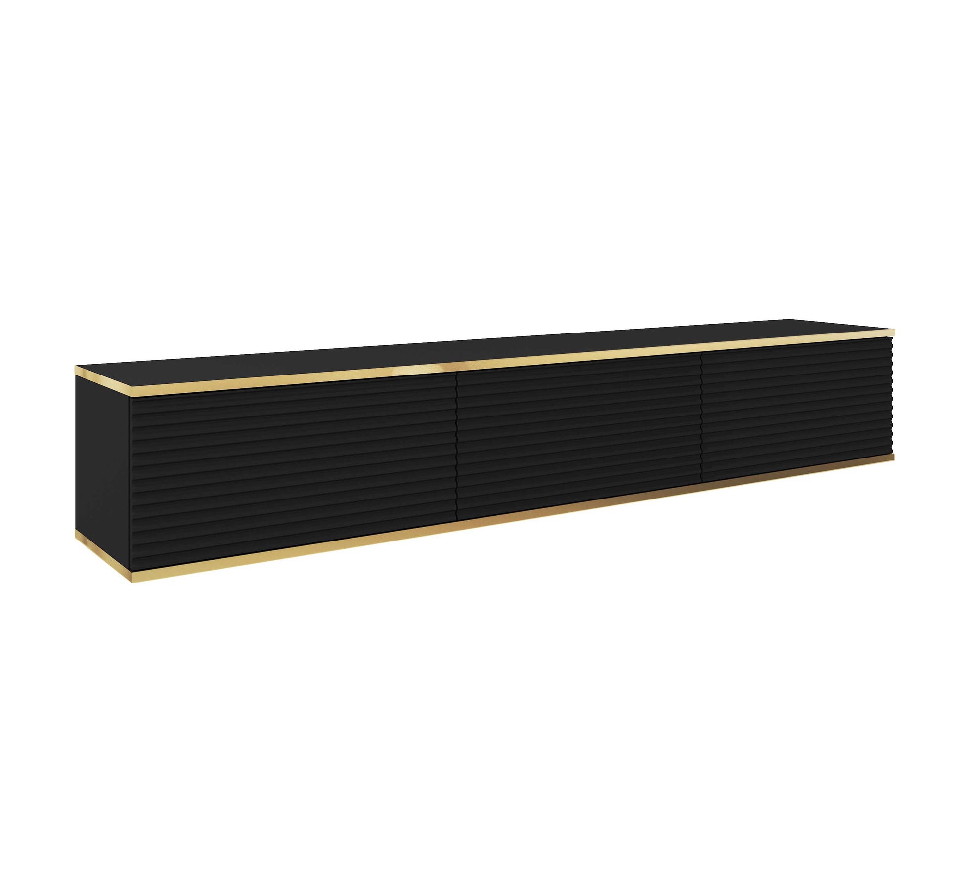 RTV skapis O2 rievota priekšpuse 175/30/32 cm melns - N1 Home