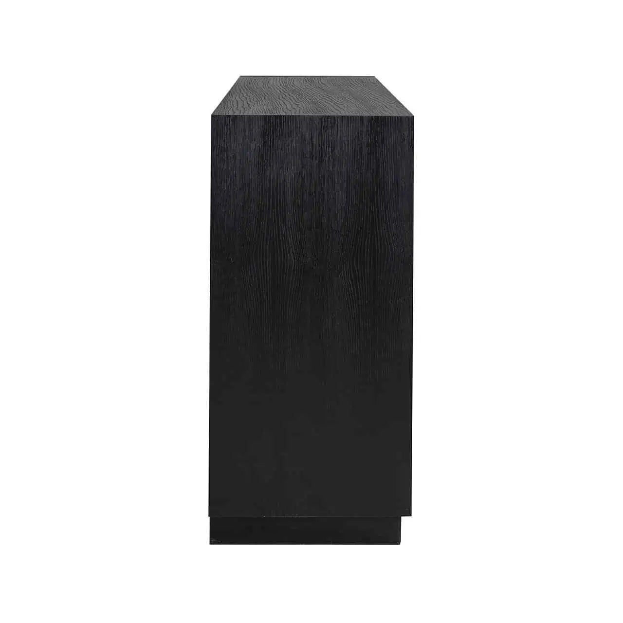 Kumode Oakura 3-durvju Richmond Interiors 85/190/40 cm melns - N1 Home