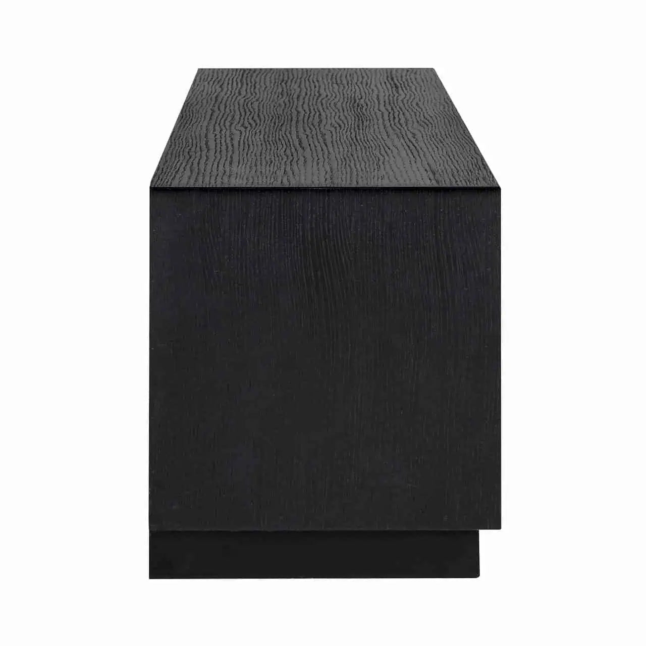 TV skapītis Oakura ar 3 atvilktnēm Richmond Interiors 45/185/40 cm melns - N1 Home