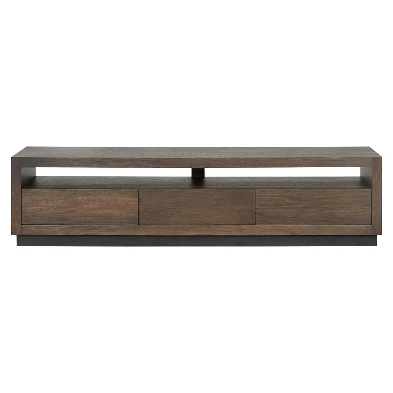 TV skapītis Oakura ar 3 atvilktnēm Richmond Interiors 45/185/40 cm brūns - N1 Home
