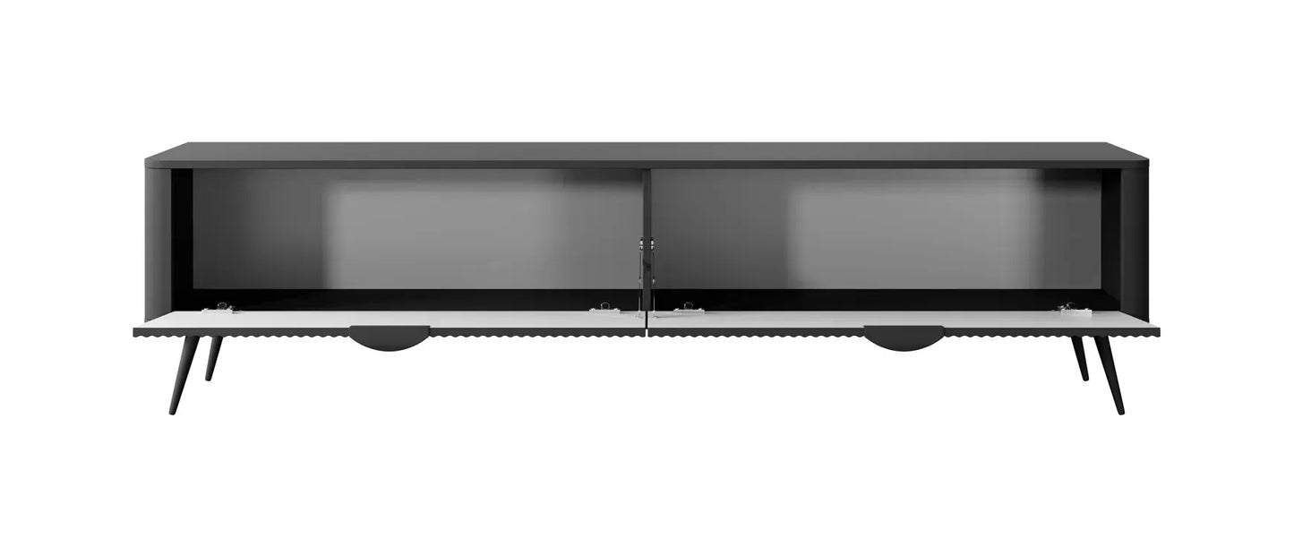 TV skapis Lanti 200/51/38 cm melns - N1 Home