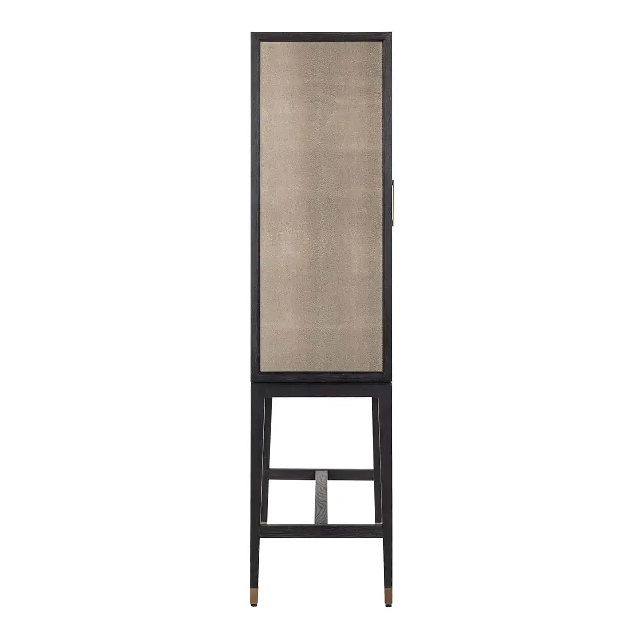 Bāra skapis Bloomville Richmond Interiors  2 durvis 185/97/45 cm zelta krāsā - N1 Home
