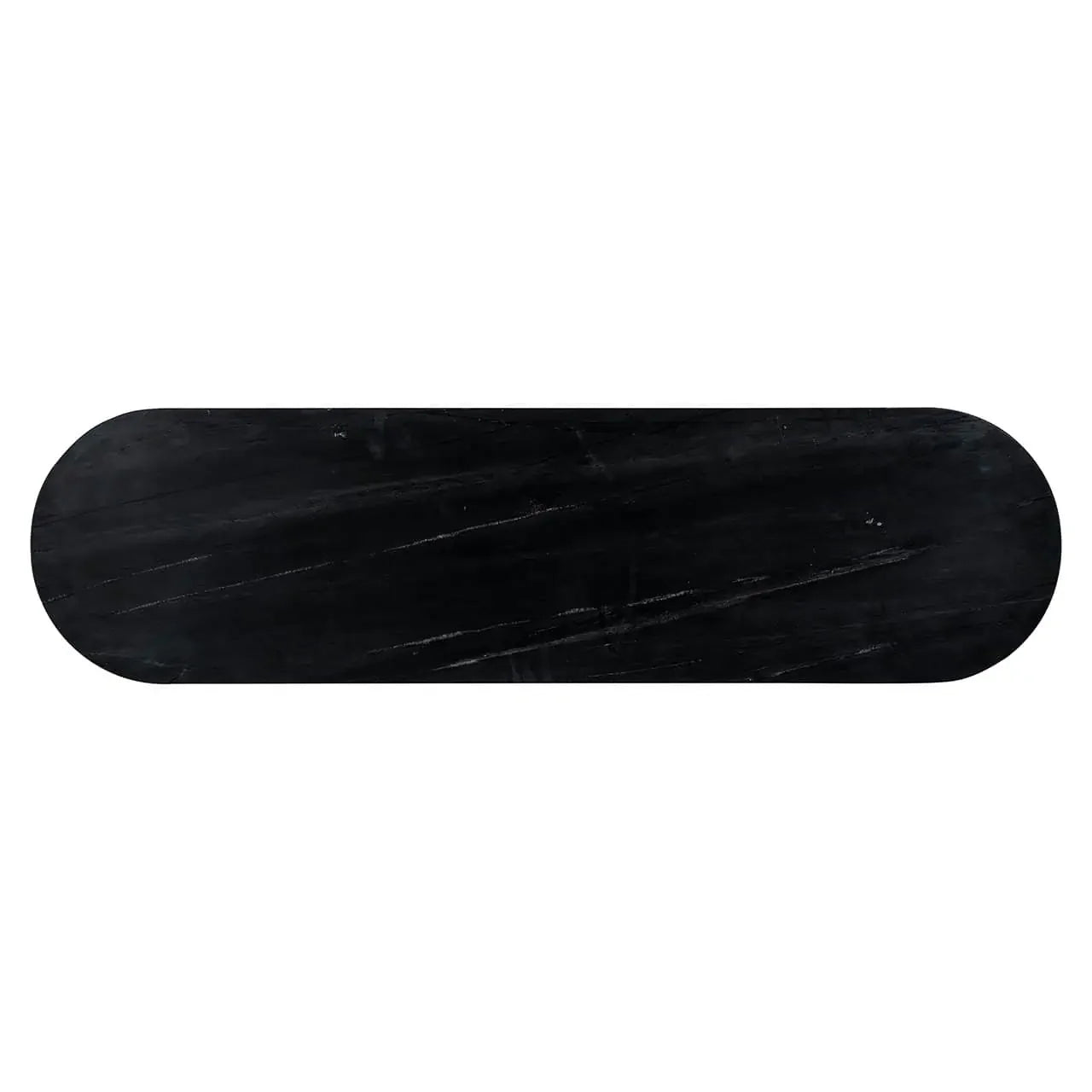 Konsole Dayton Richmond Interiors 70/130/35 cm melns/zelts - N1 Home