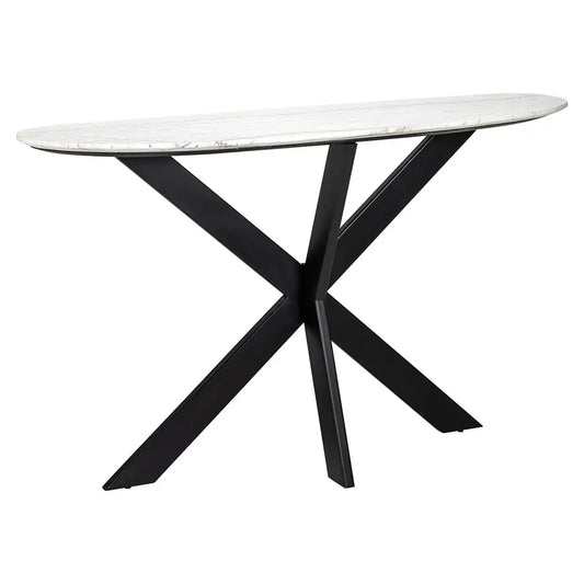 Konsole Trocadero Richmond Interiors 76/132/35 cm balts - N1 Home