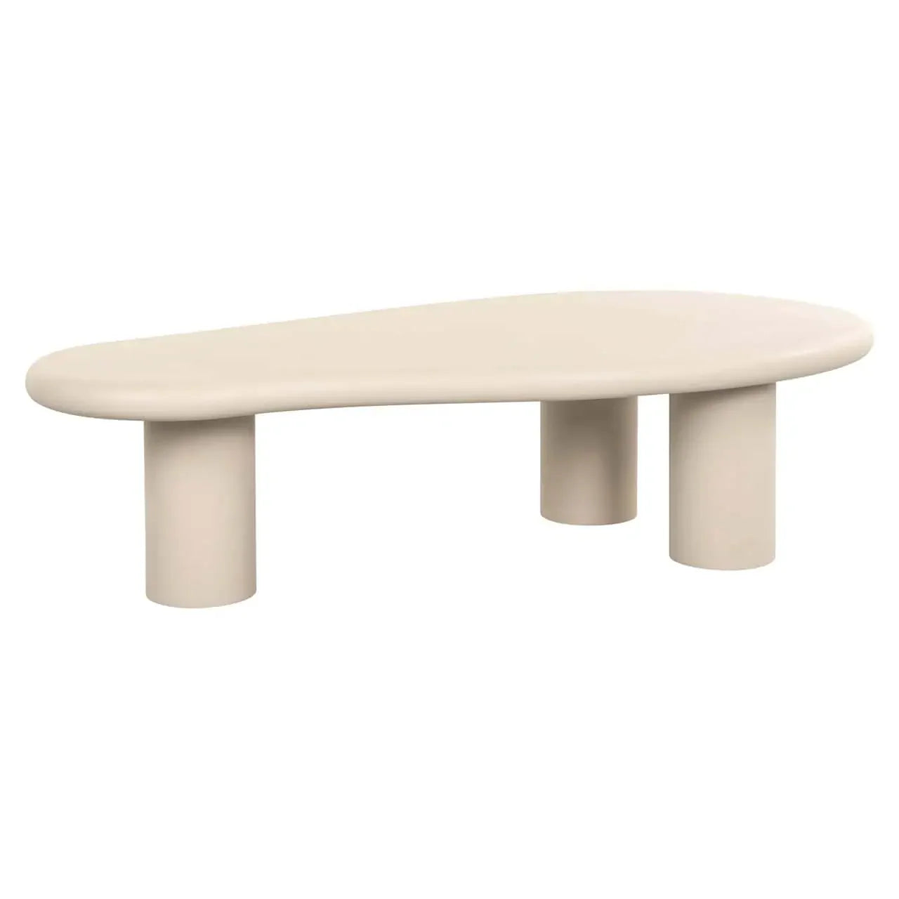 Kafijas galds Clayton beige Richmond Interiors 43/160/80 cm bēšs - N1 Home