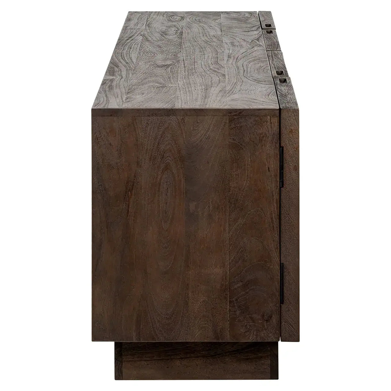 TV skapis Bryant 4 durvis Richmond Interiors 56/180/40 cm brūns - N1 Home