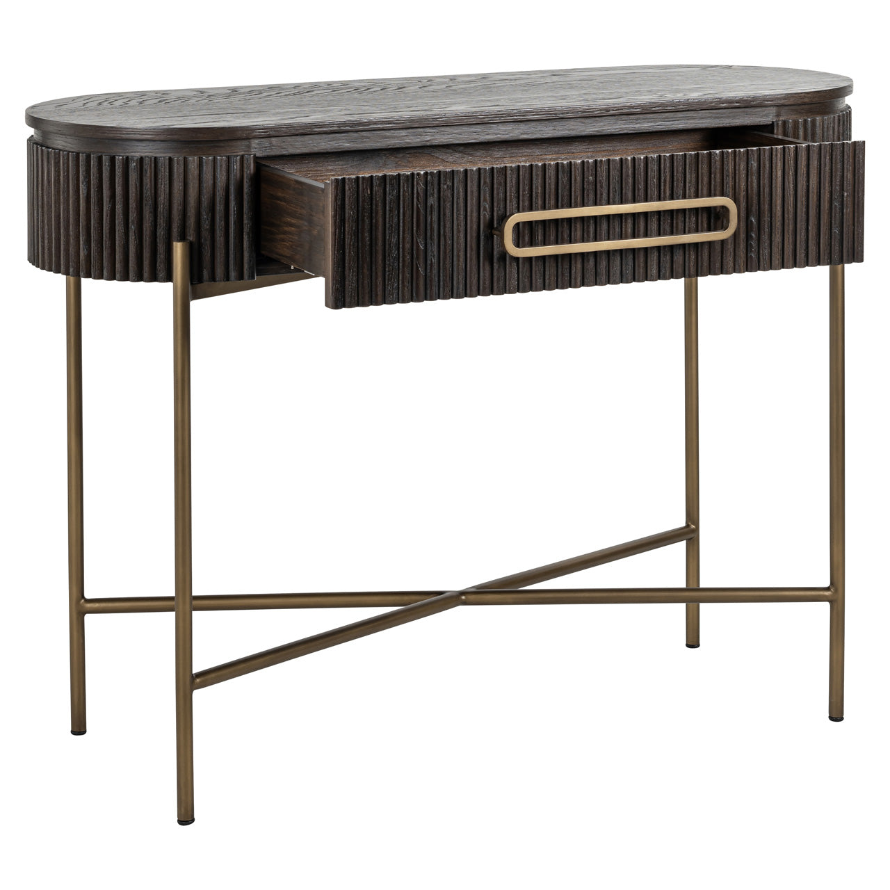 Konsole Luxor Richmond Interiors 81/110/42 cm brūns - N1 Home