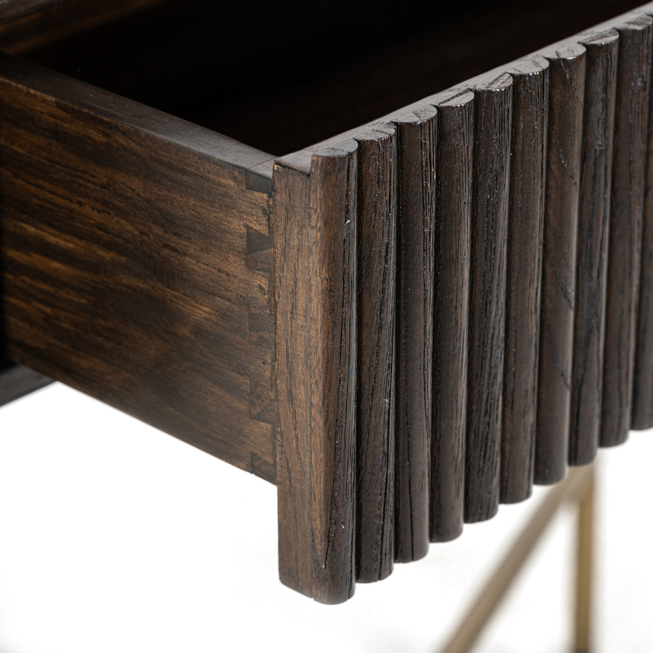 Konsole Luxor Richmond Interiors 81/110/42 cm brūns - N1 Home