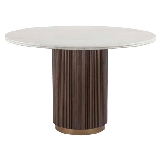 Galds Mayfield Richmond Interiors 76/120; 76/140 cm brūns/marmors - N1 Home