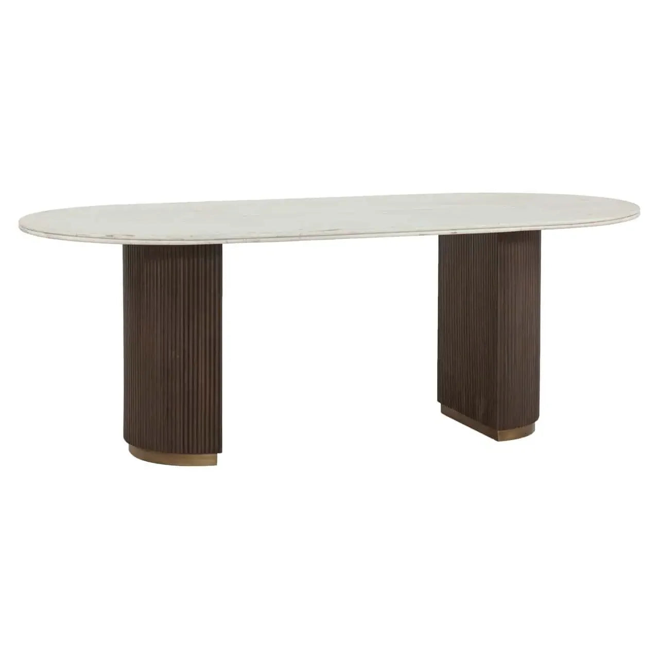 Galds Mayfield Richmond Interiors 76/210/100; 76/250/100cm brūns/marmors - N1 Home