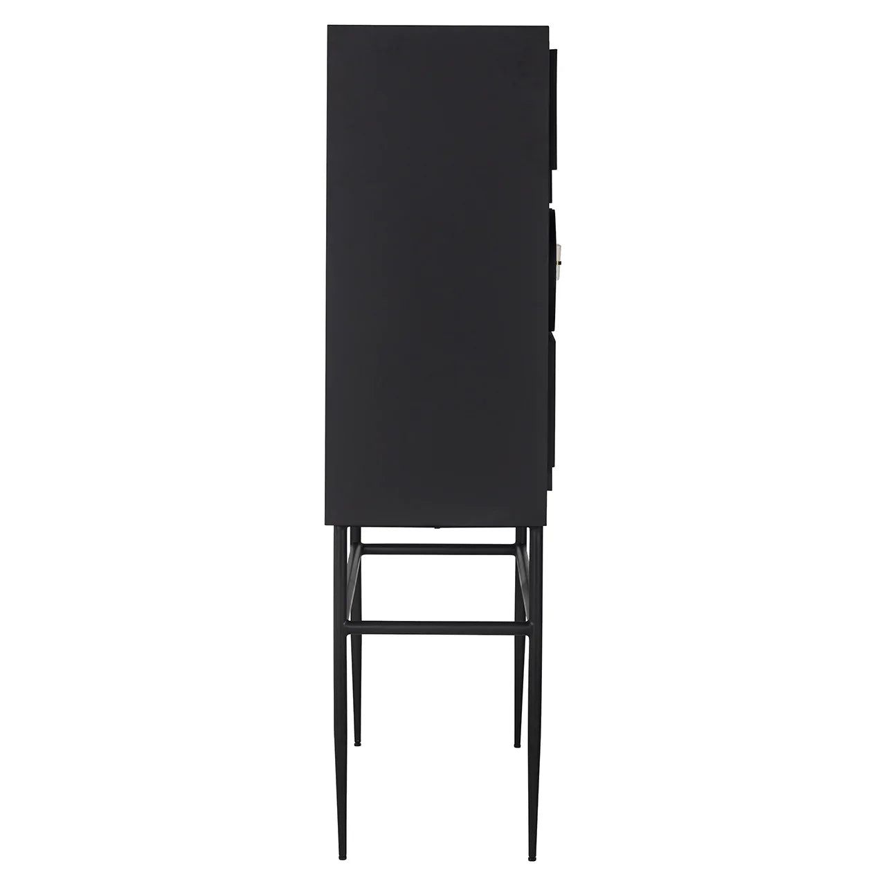 Skapis Mendoza ar 2 durvīm Richmond Interiors 150/100/40 cm melns/balts - N1 Home