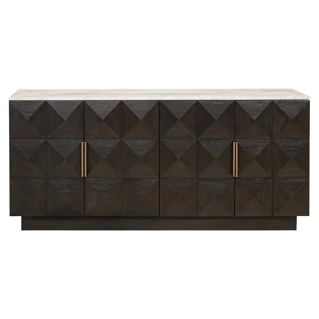 Kumode Claremont brown Richmond Interiors 80/170/44 cm brūns - N1 Home