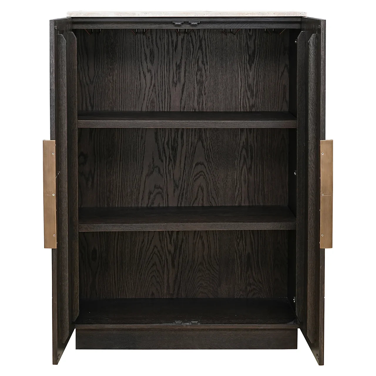Skapis Claremont  ar 2 durvīm Richmond Interiors 138/95/45 cm brūns - N1 Home