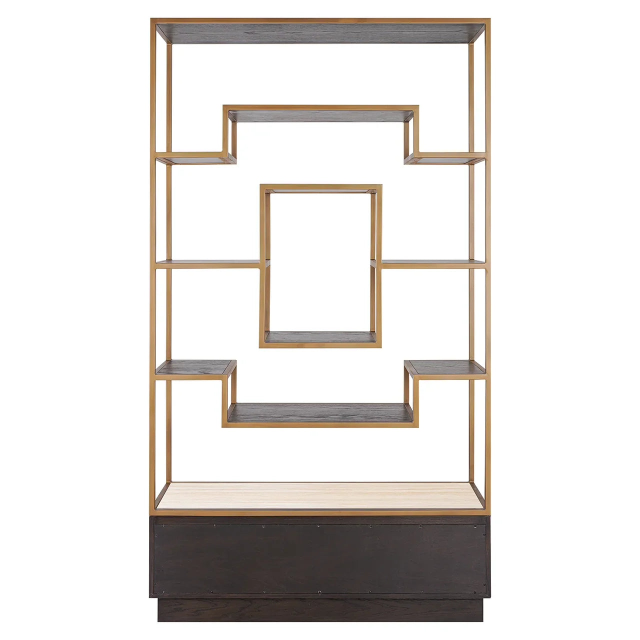 Vitrīnas skapis Claremont Richmond Interiors 220/120/40 cm brūns - N1 Home