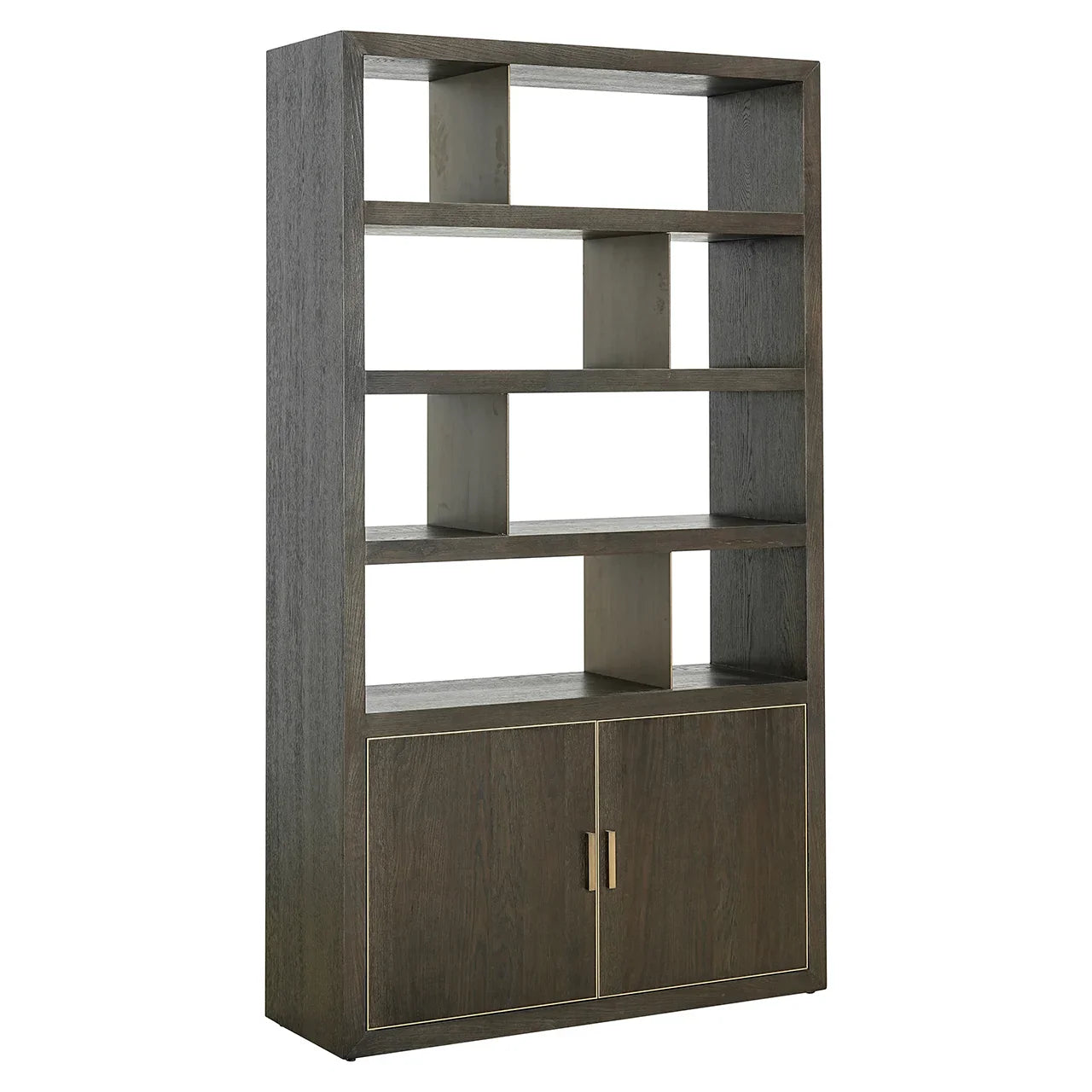 Vitrīna Rivertree 3 plaukti 2 durvis Richmond Interiors 210/120/41 cm brūns - N1 Home