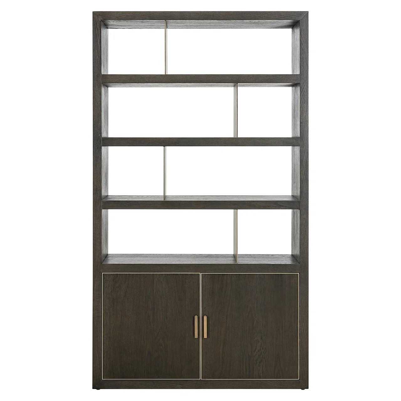 Vitrīna Rivertree 3 plaukti 2 durvis Richmond Interiors 210/120/41 cm brūns - N1 Home