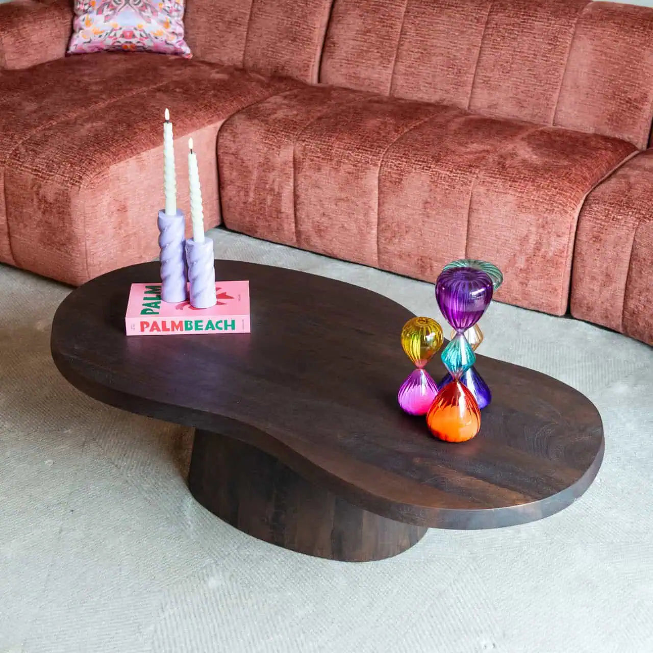 Kafijas galds Odile dark brown Richmond Interiors 35/130/70 cm tumši brūns - N1 Home