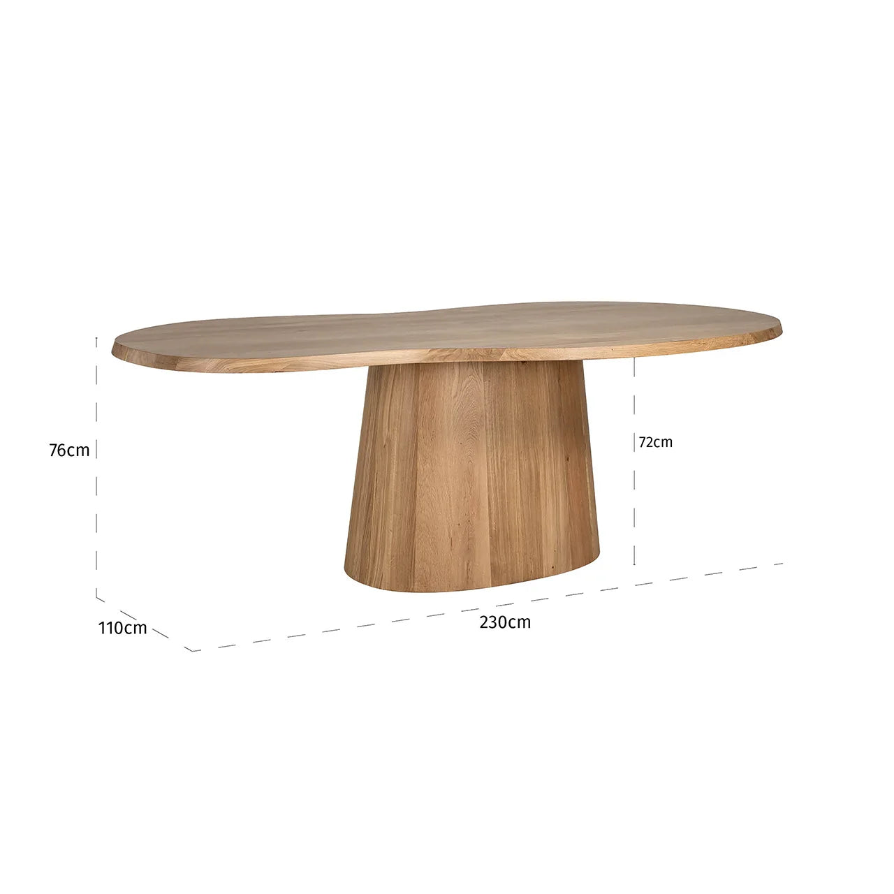 Ēdamgalds Riva Richmond Interiors 76/230/11 cm Dabīgs ozols - N1 Home