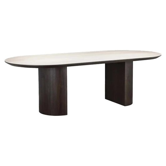 Galds Ritz brown Richmond Interiors 75/240/100 cm  brūns/balts - N1 Home