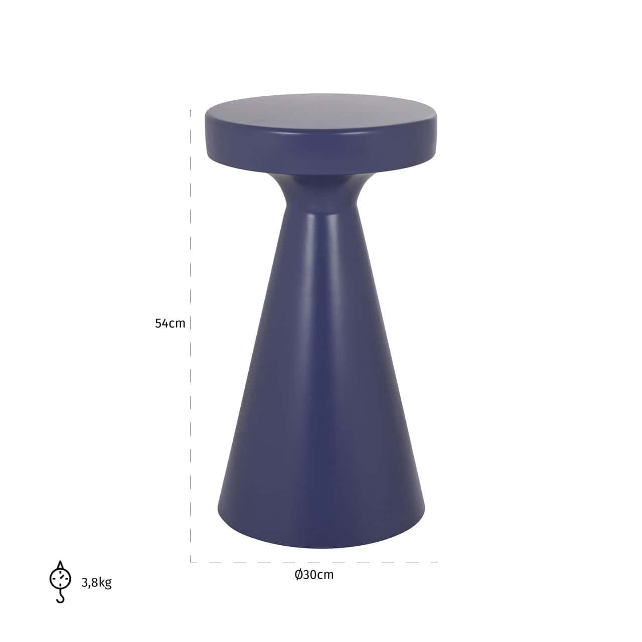 Kafijas galds Kimble Richmond Interiors 30/54/30 cm purple