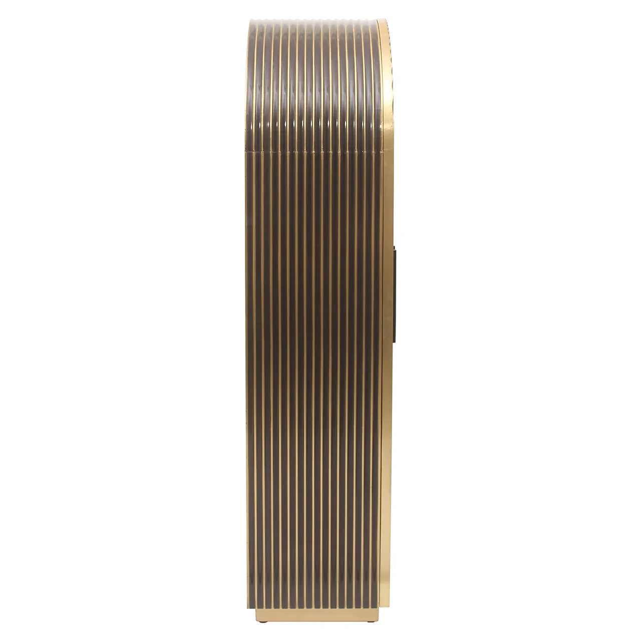 Skapis Les Arcs ar 2 durvīm Richmond Interiors 181/80/46 cm birstēts zelts - N1 Home