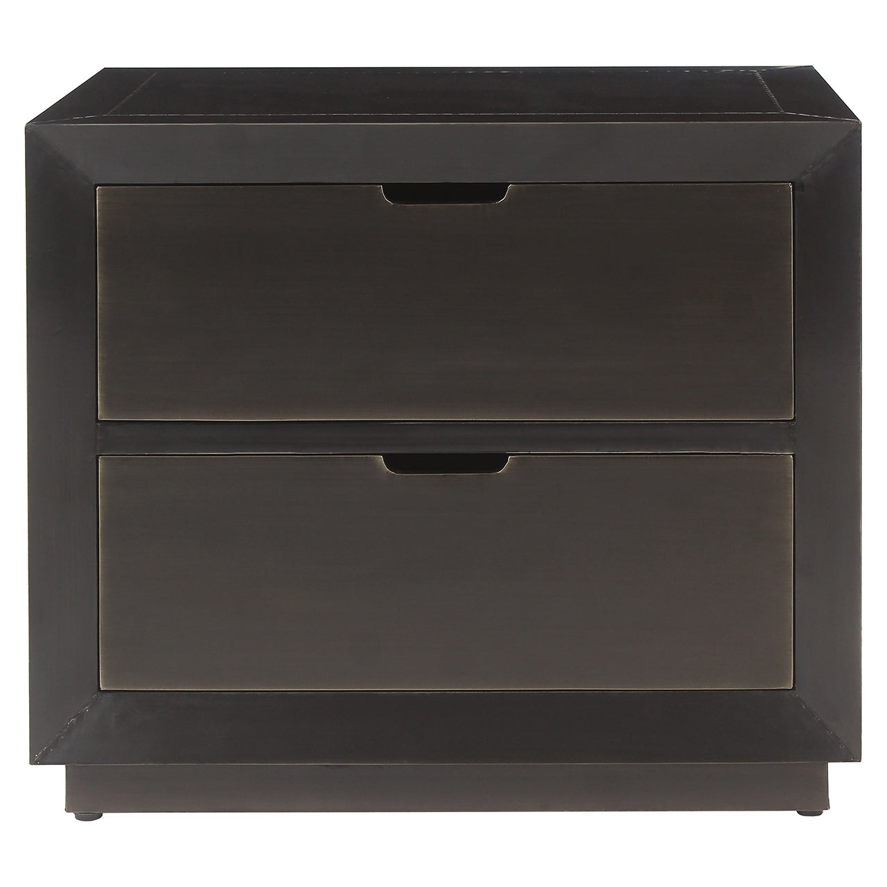 Naktsskapītis Dante ar 2 atvilktnēm Richmond Interiors 57/66/46 cm brūns - N1 Home