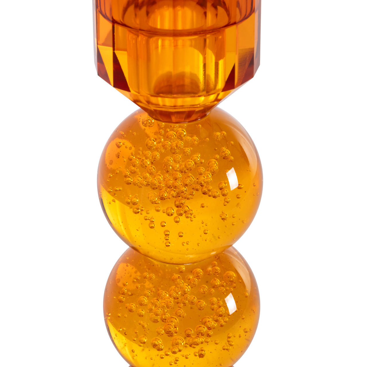 Svečturis Raylan orange small Richmond Interiors 24/8/8 cm oranža - N1 Home