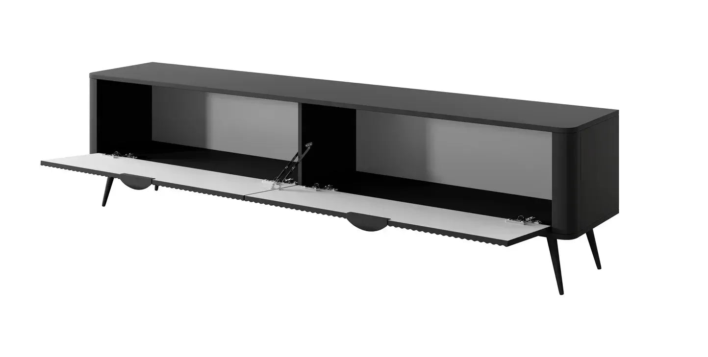 TV skapis Lanti 200/51/38 cm melns - N1 Home