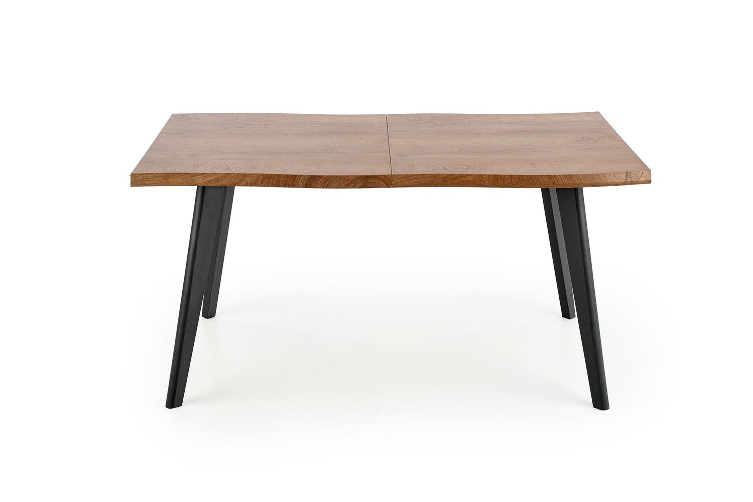 DC pagaldams galds 120-180/80 cm, augša - dabīga, kājas - melna