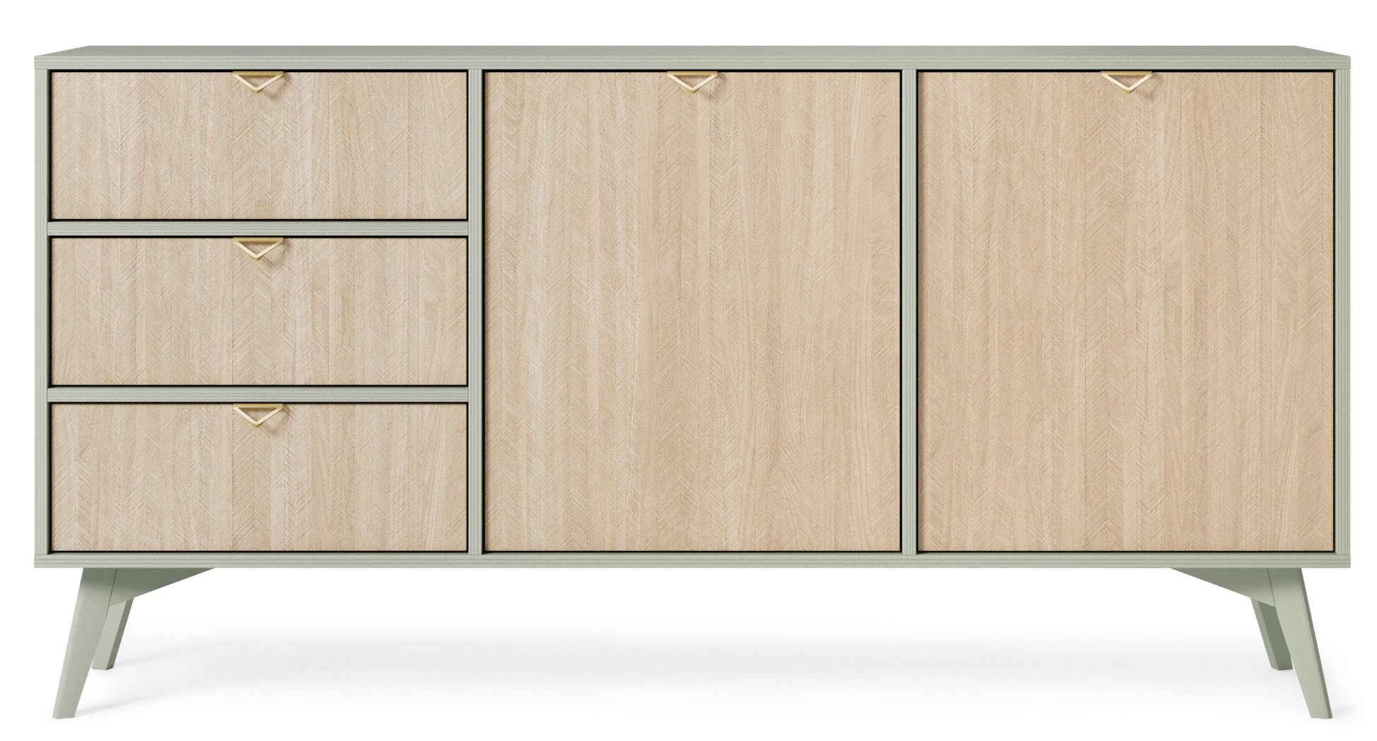 Kumode FIORD 158/80/38 cm eikalipts - N1 Home