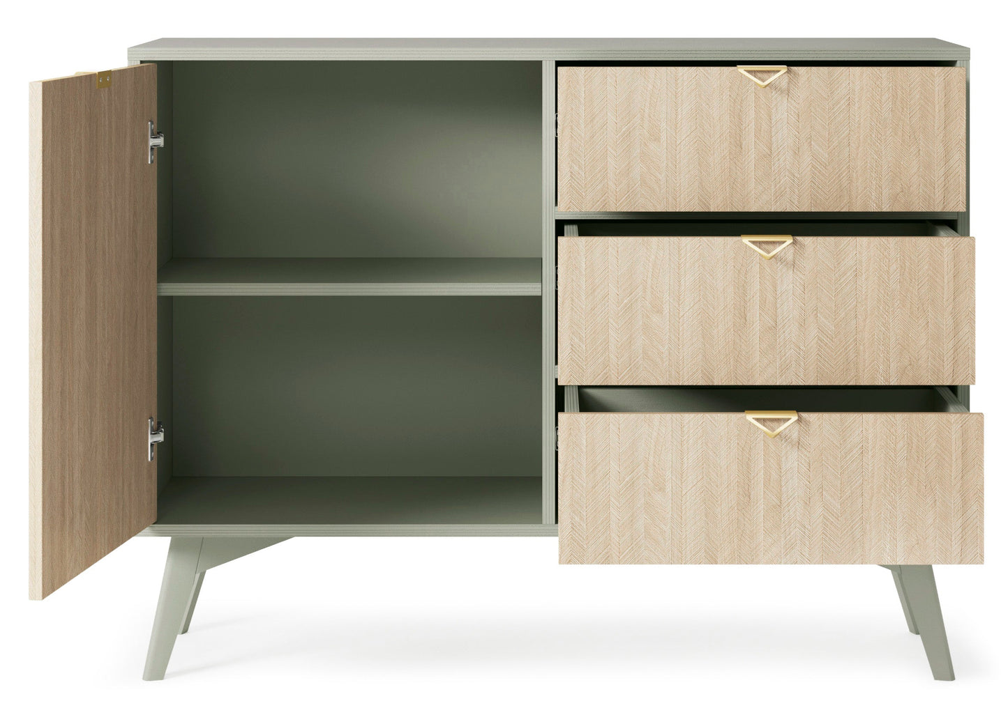 Kumode FIORD 106/80/38 cm eikalipts - N1 Home