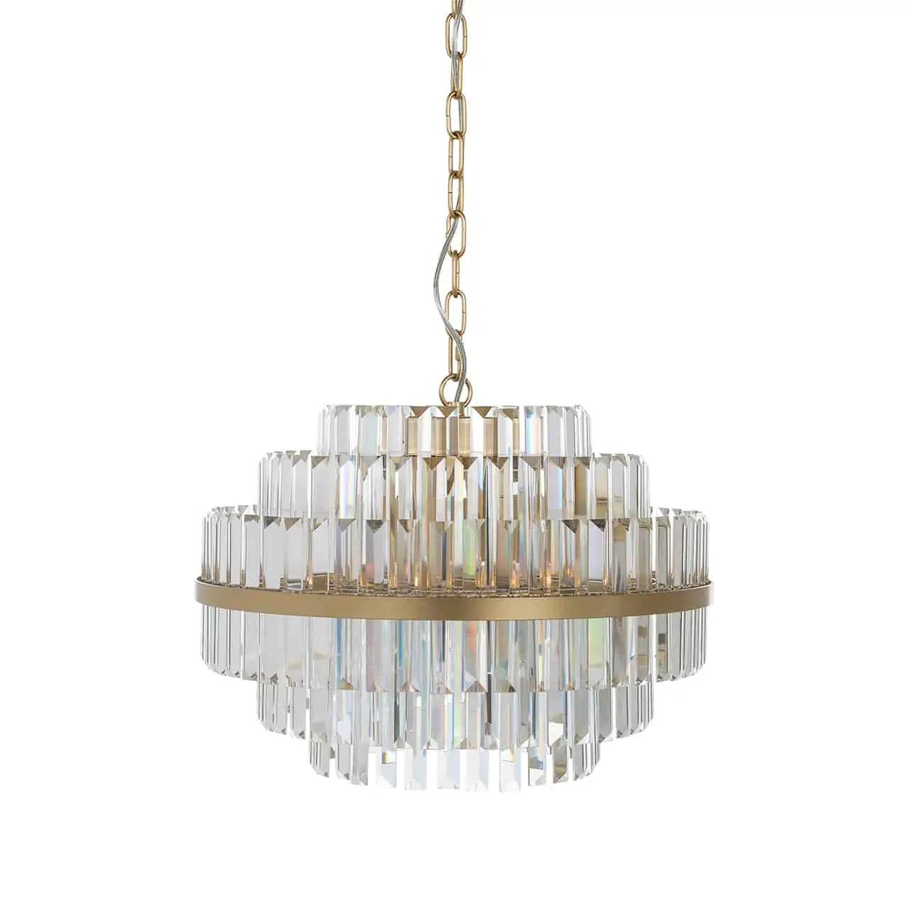 Lustra Desire brushed gold small Richmond Interiors 35/49 cm zelts - N1 Home