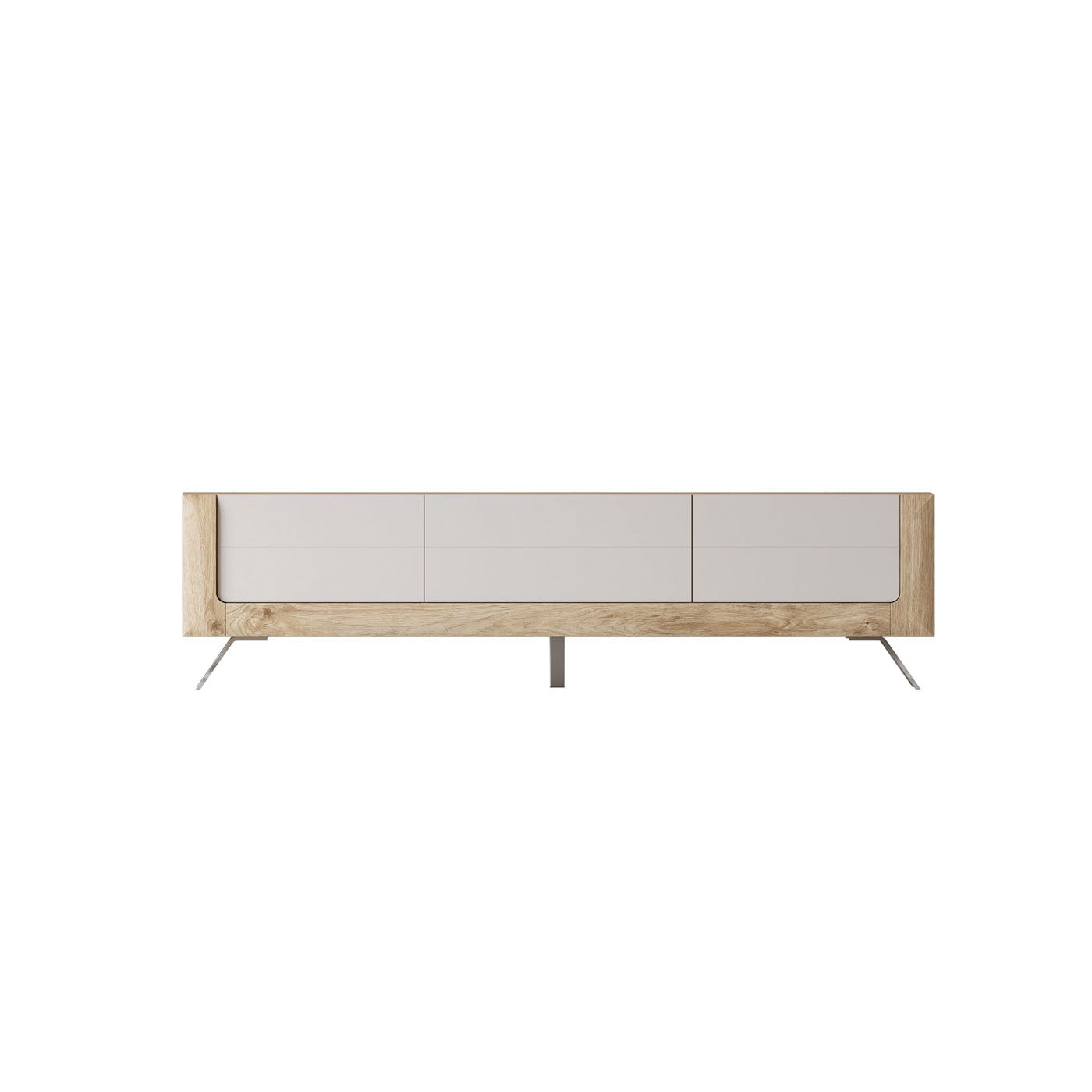 TV skapis Kavasari 199/48/52 cm Hamilton ozols/kašmirs