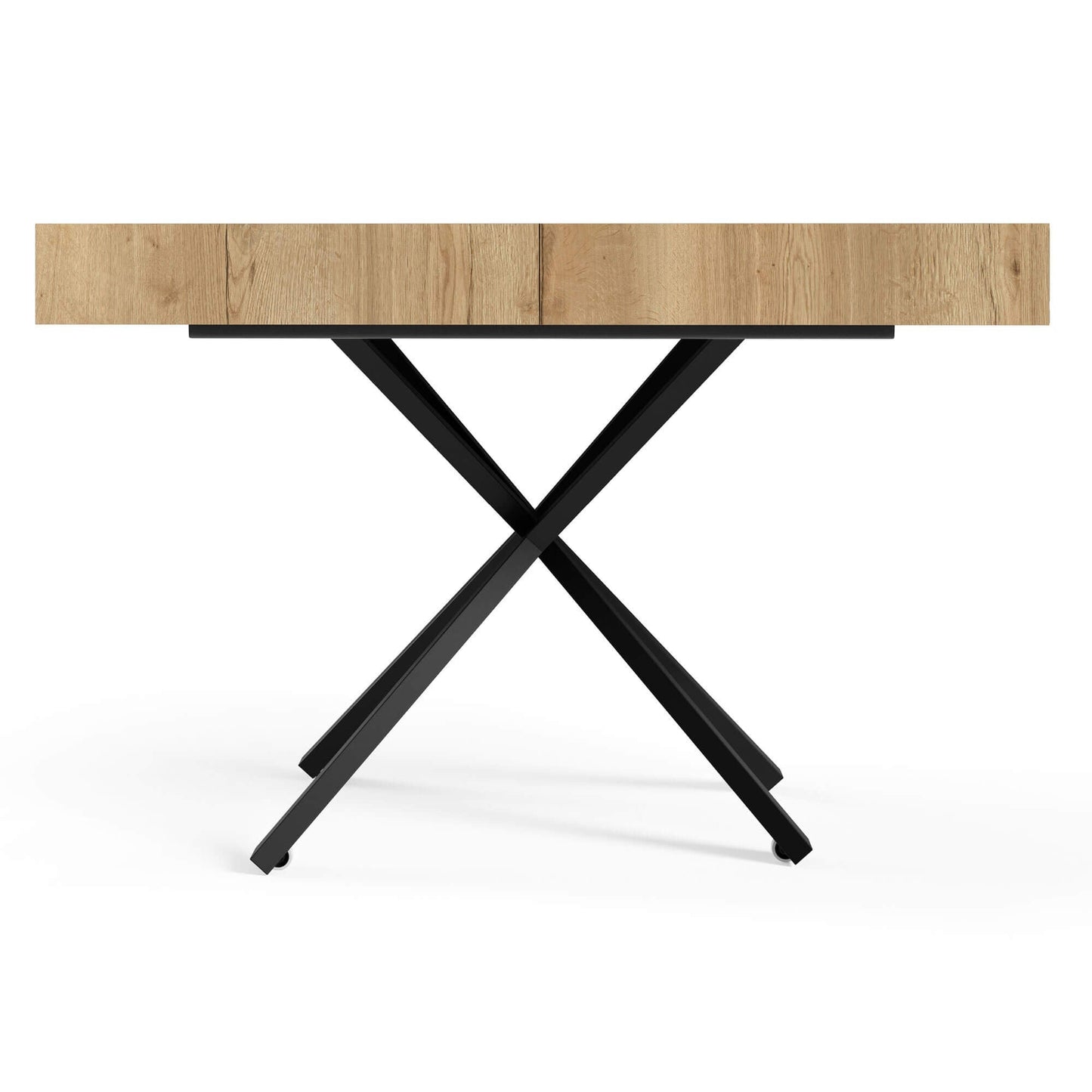 Galds Tiks X 27-80/120-200/80 cm balts hromix - N1 Home