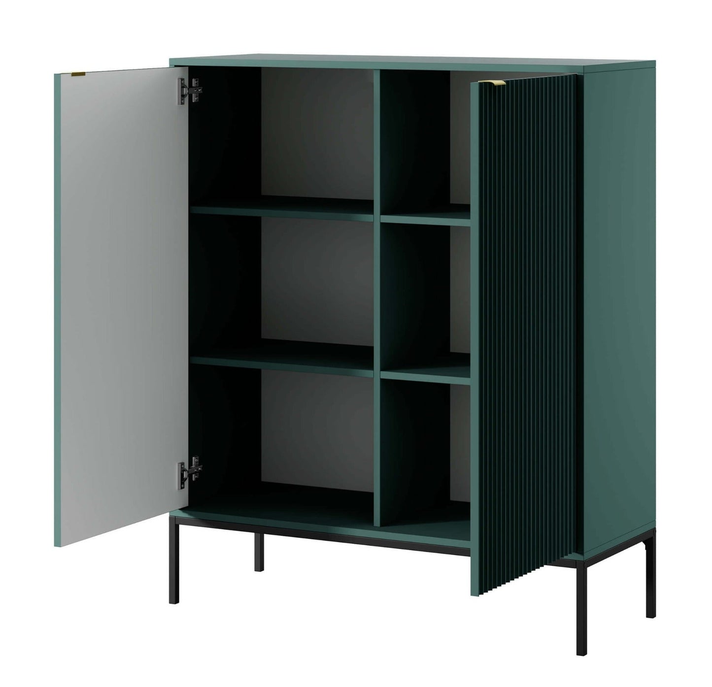 Kumode NV 104/125/39 cm olives/zelts - N1 Home