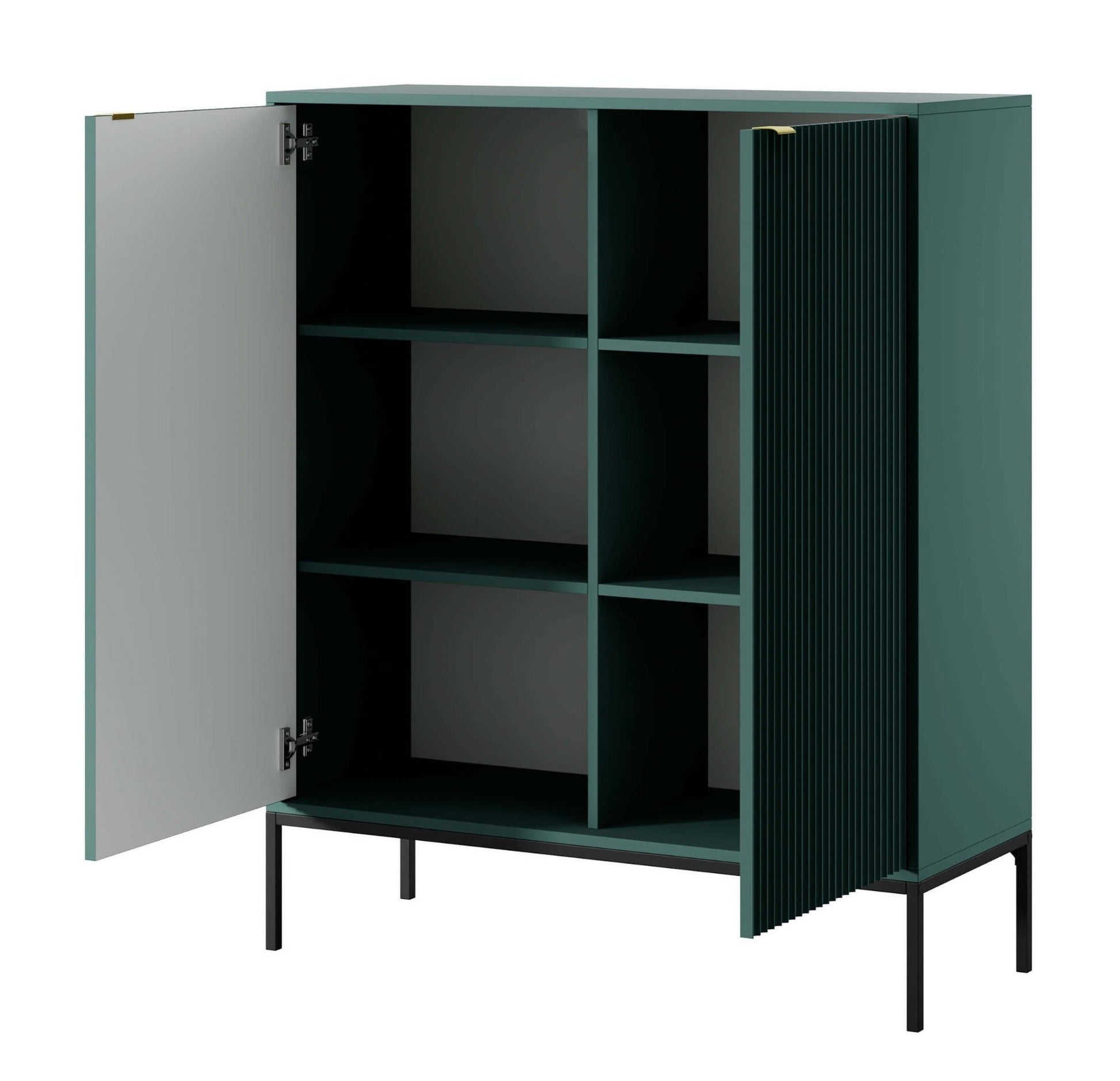 Kumode NV 104/125/39 cm olives/zelts - N1 Home