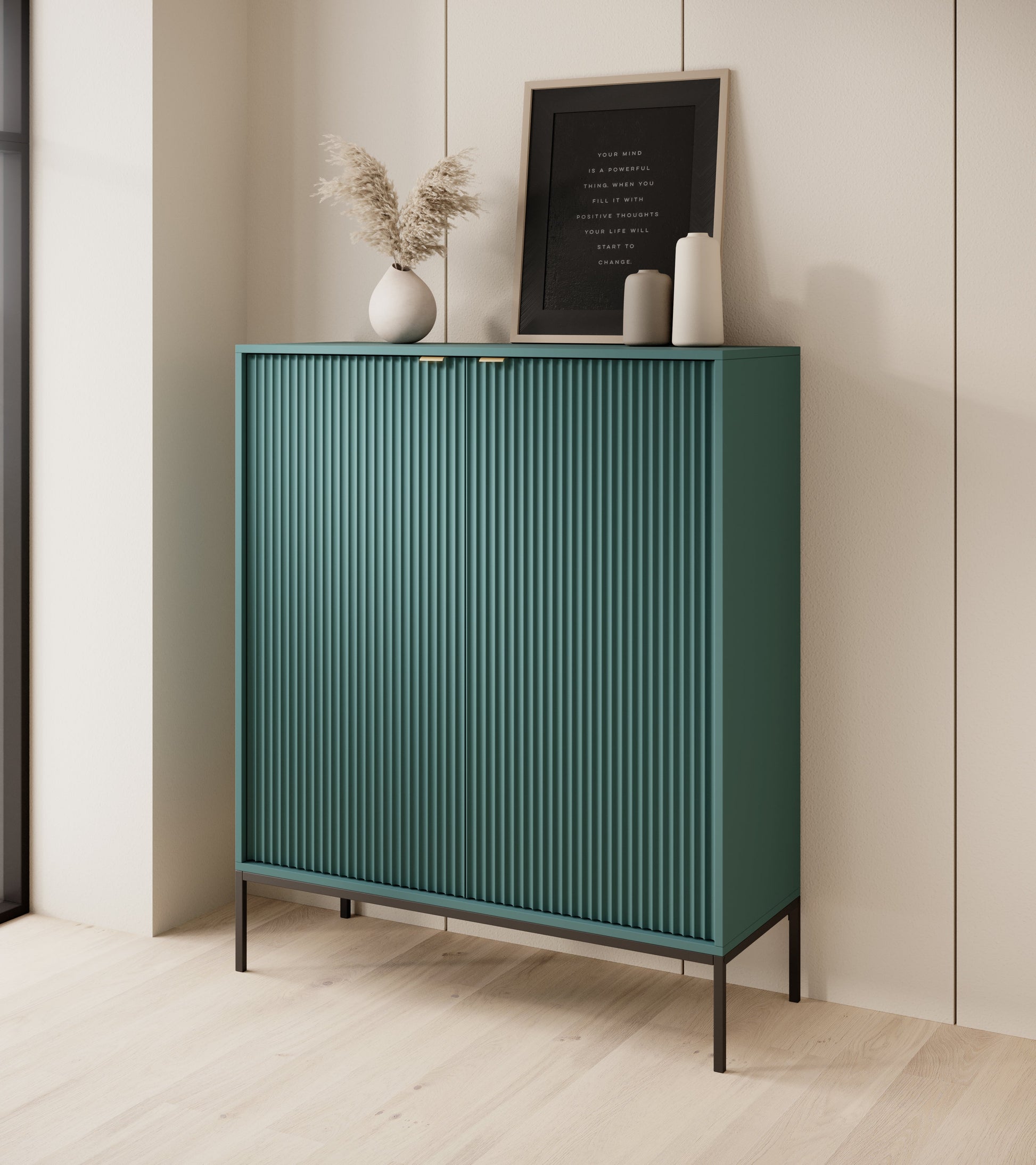Kumode NV 104/125/39 olives/melns - N1 Home