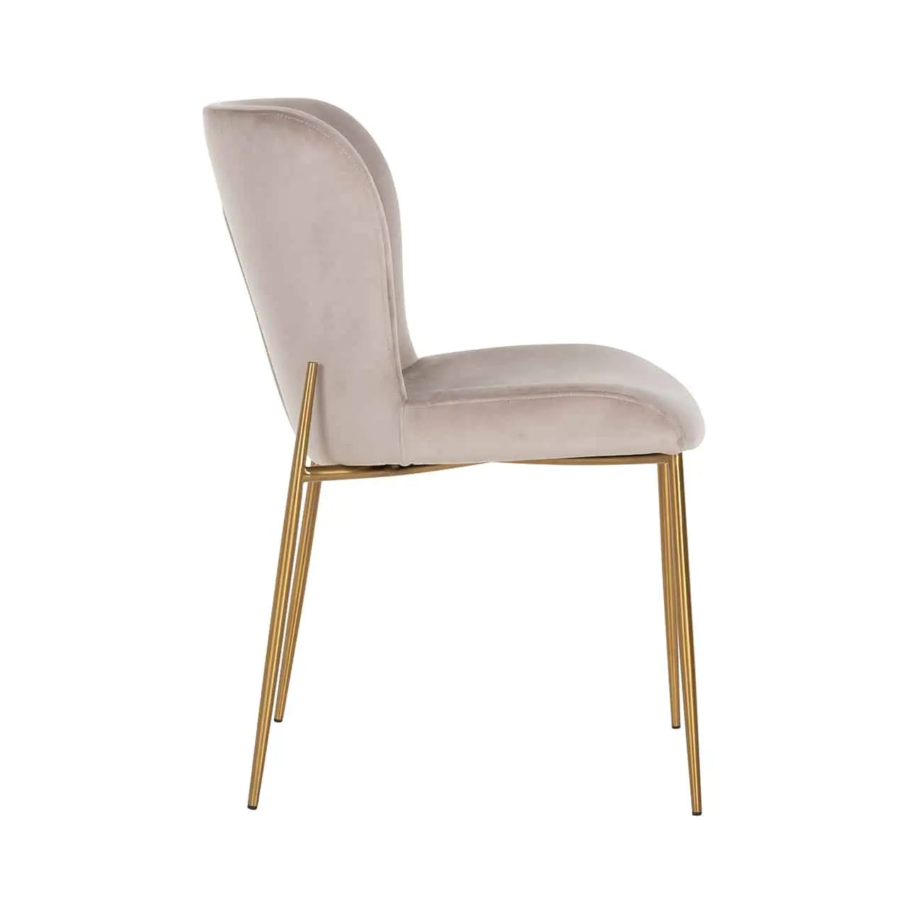 Krēsls Odessa (Set of 2) Richmond Interiors 85/49/64 cm khaki velvet - N1 Home