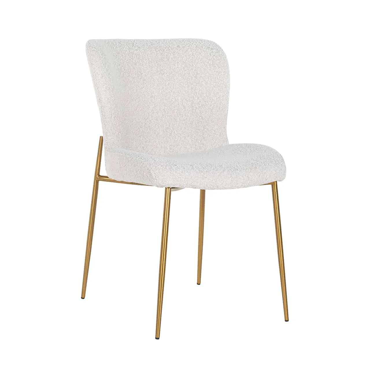 Krēsls Odessa (Set of 2) Richmond Interiors 85/49/64 cm white bouclé - N1 Home