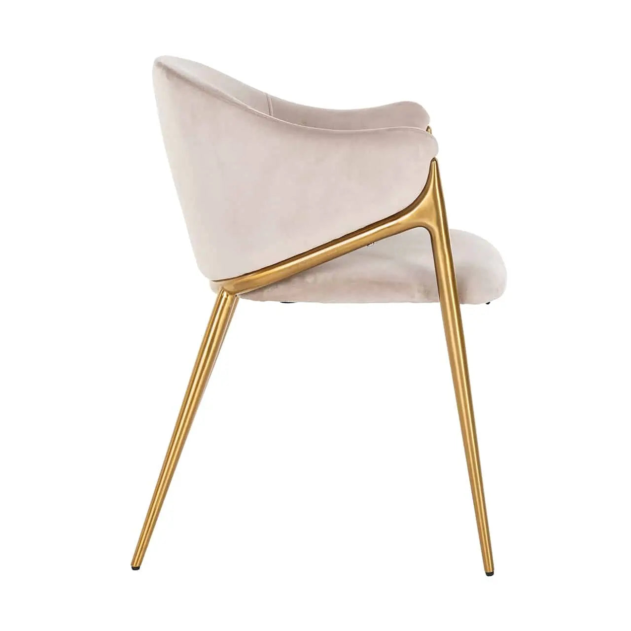 Krēsls Gwen Richmond Interiors 79,5/54/57,5 cm  khaki velvet - N1 Home