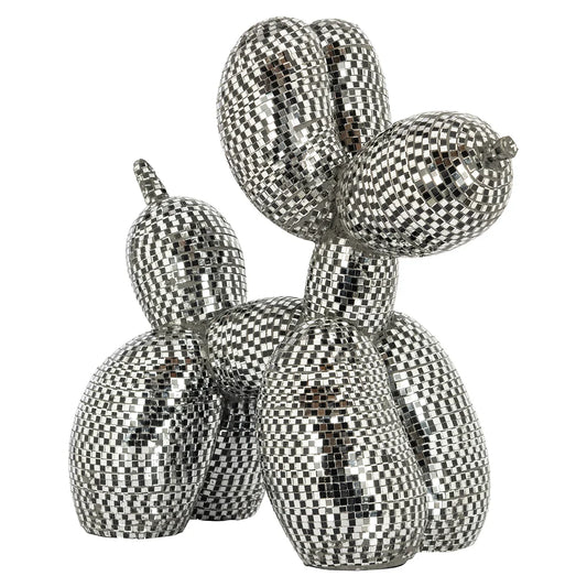 Dekoratīvs priekšmets Richmond Interiors Dog mirror medium 40/39/22 cm melns - N1 Home