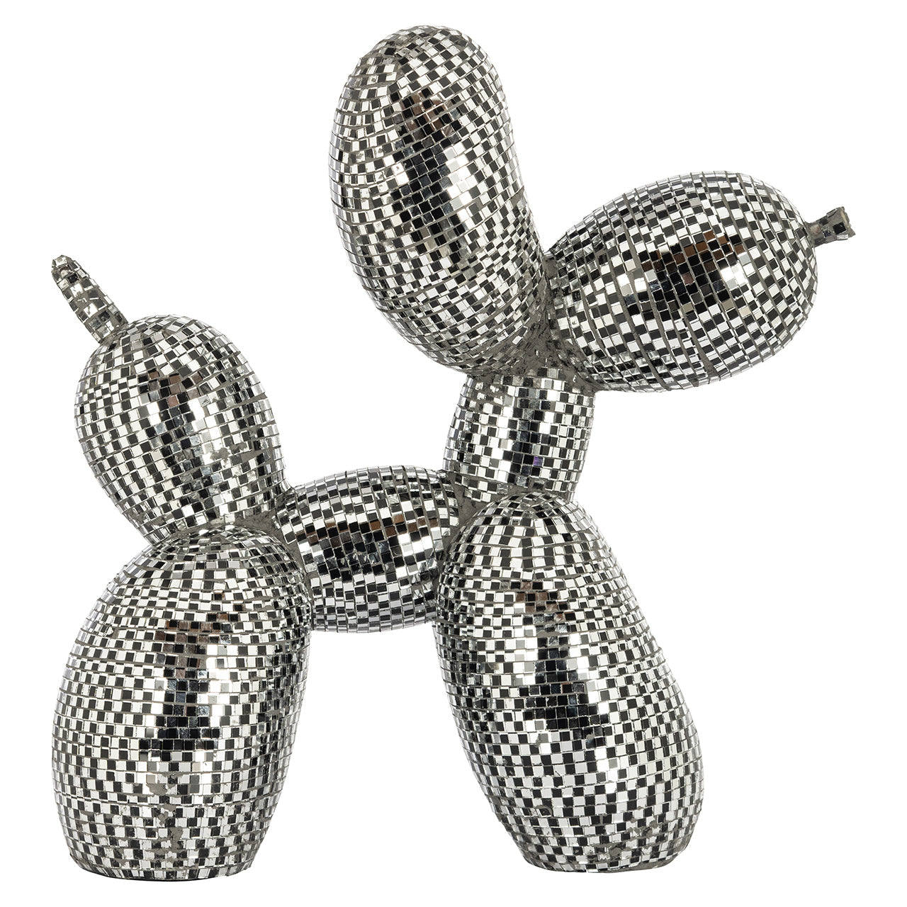 Dekoratīvs priekšmets Richmond Interiors Dog mirror medium 40/39/22 cm melns - N1 Home