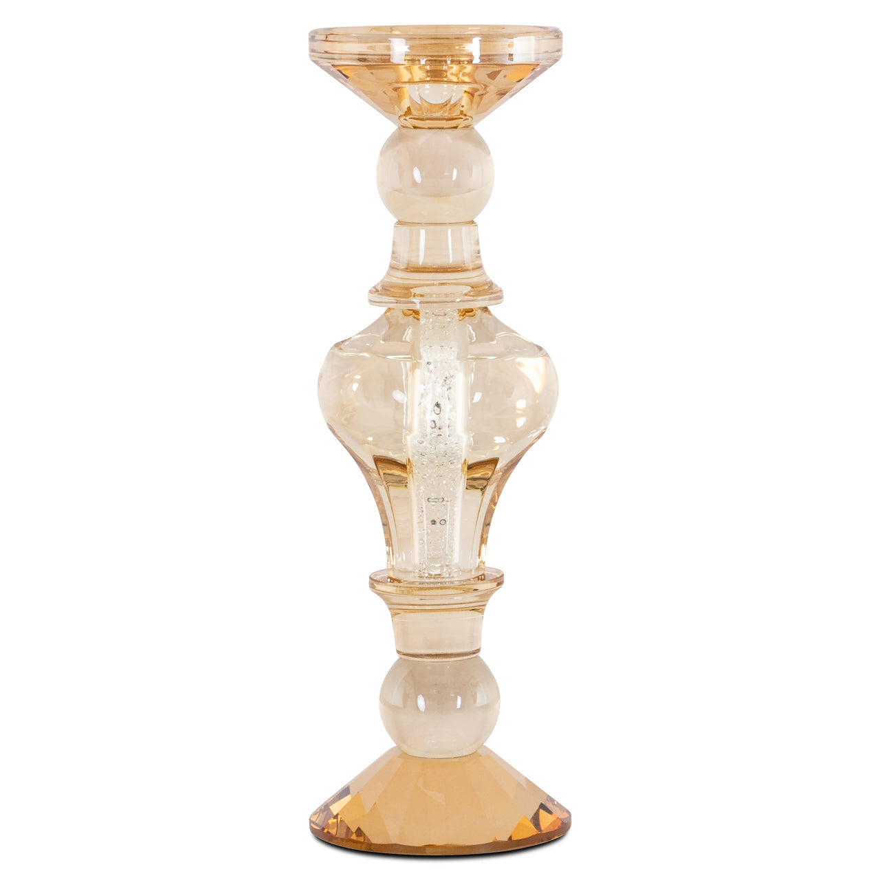 Svečturis Dilan amber large Richmond Interiors 30,3/10/10 cm ambra - N1 Home