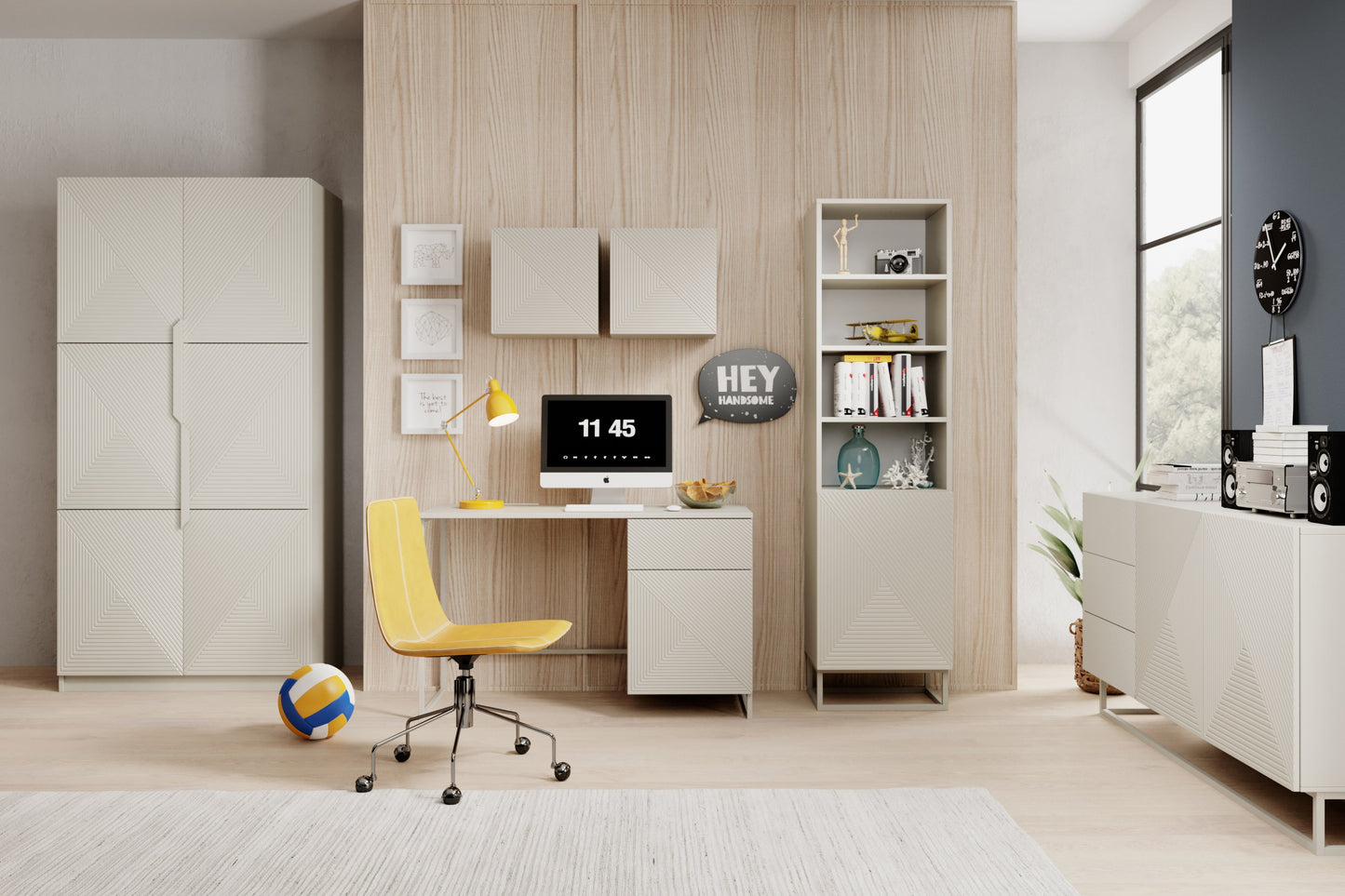 Rakstāmgalds Oslo 120/75/55 cm kašmirs - N1 Home